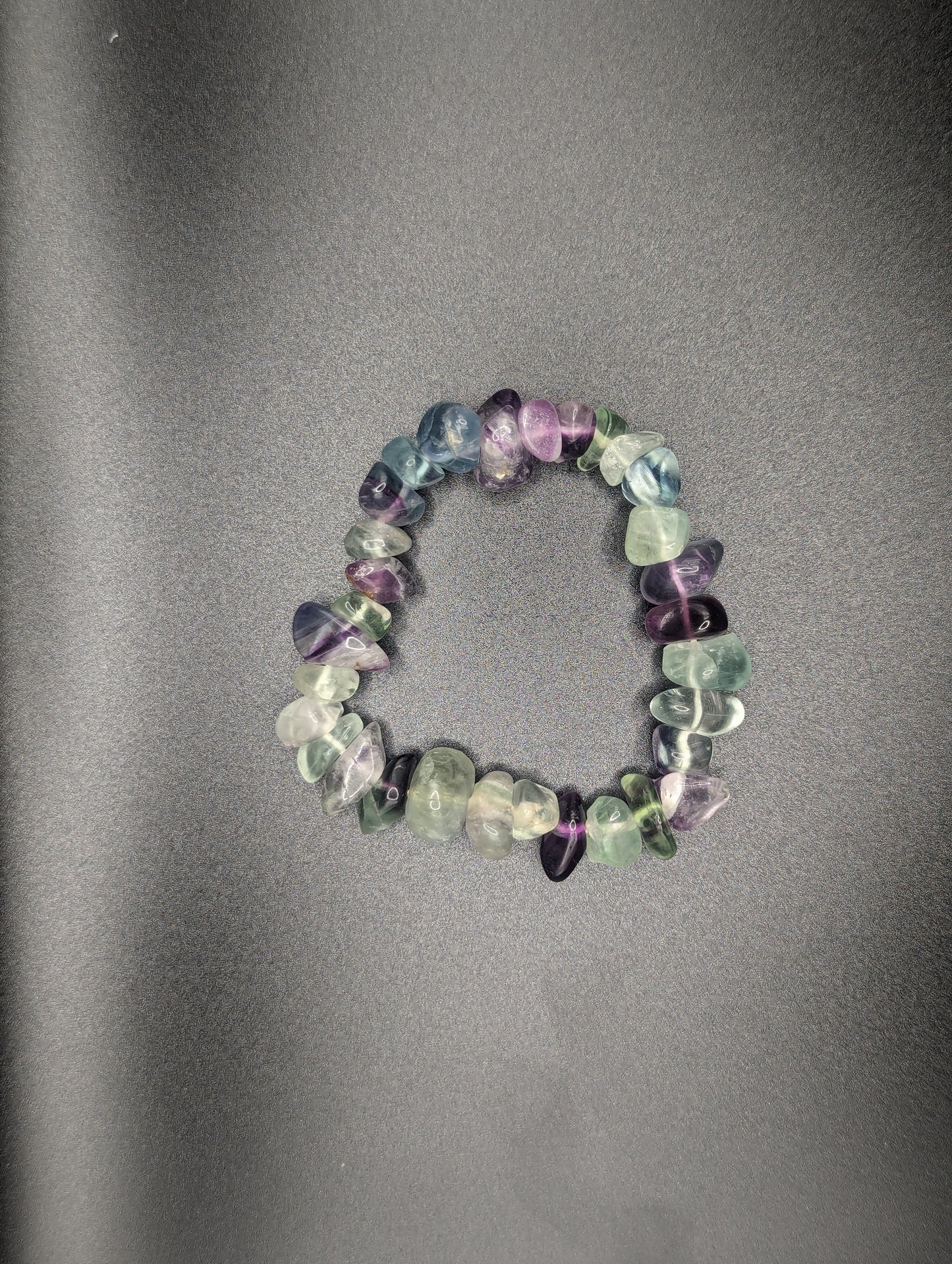Fluorite Chips Bracelet