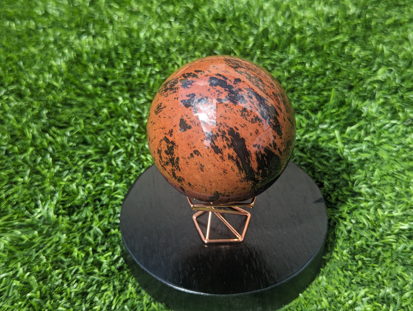 Mahogany Obsidian Sphere