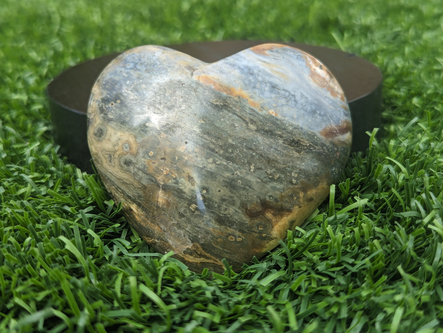 Ocean Jasper Heart