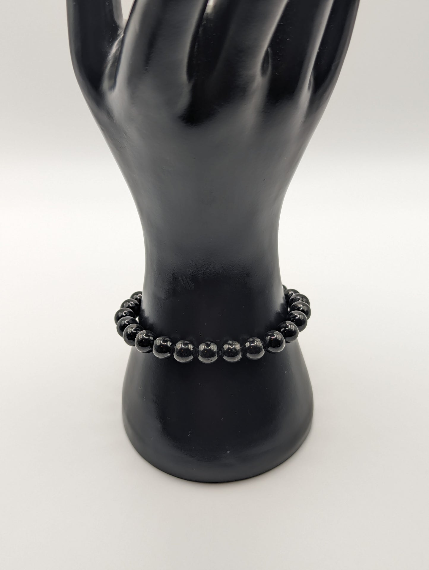 Silver Obsidian Bracelet