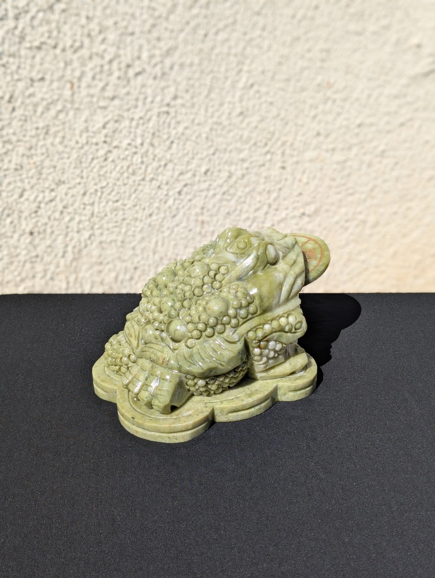 Jade Money Frog Carving – 4.7" | 8.9 lbs