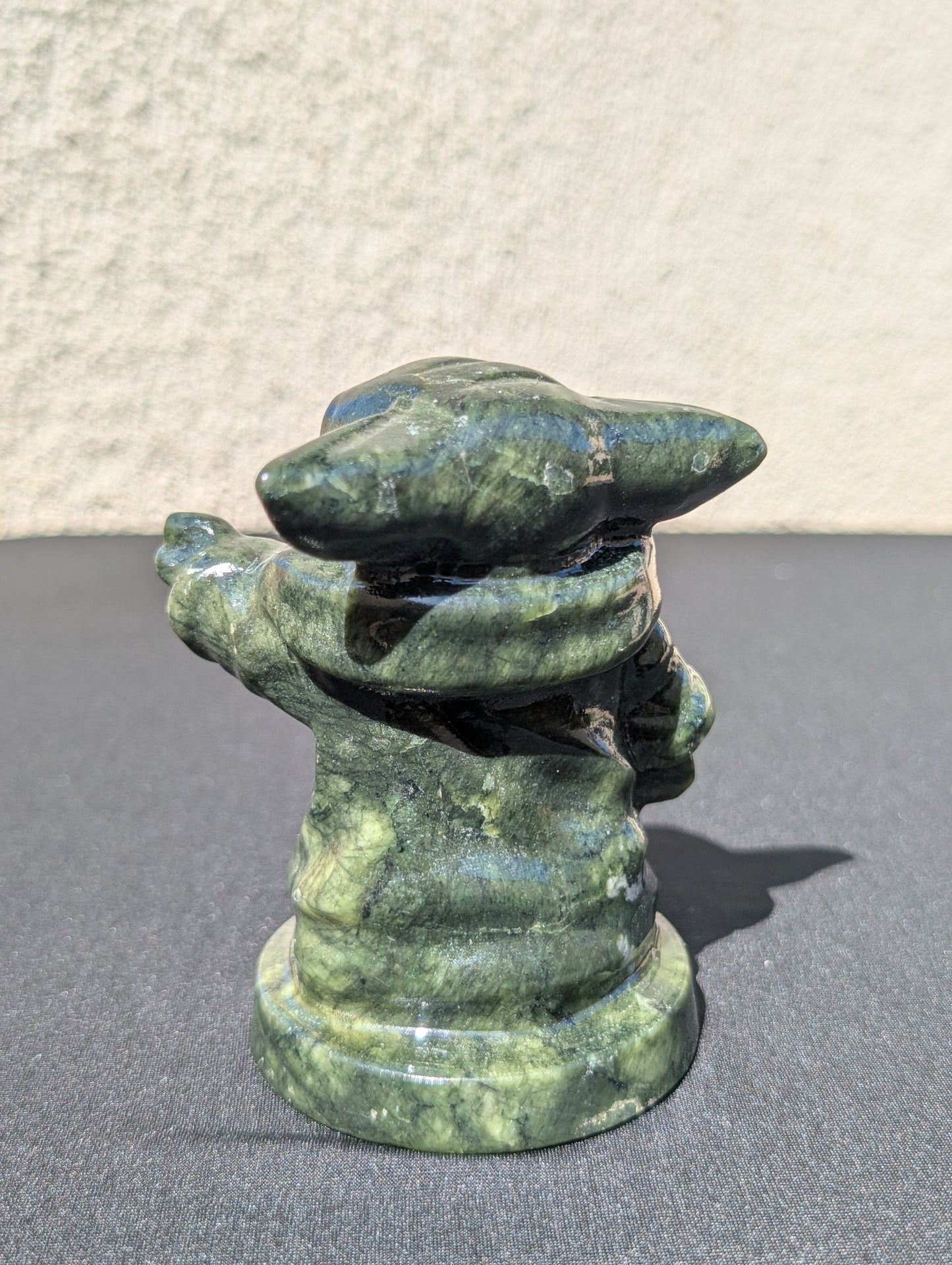 Grogu Jade Carving – 4" | 1.3 lbs