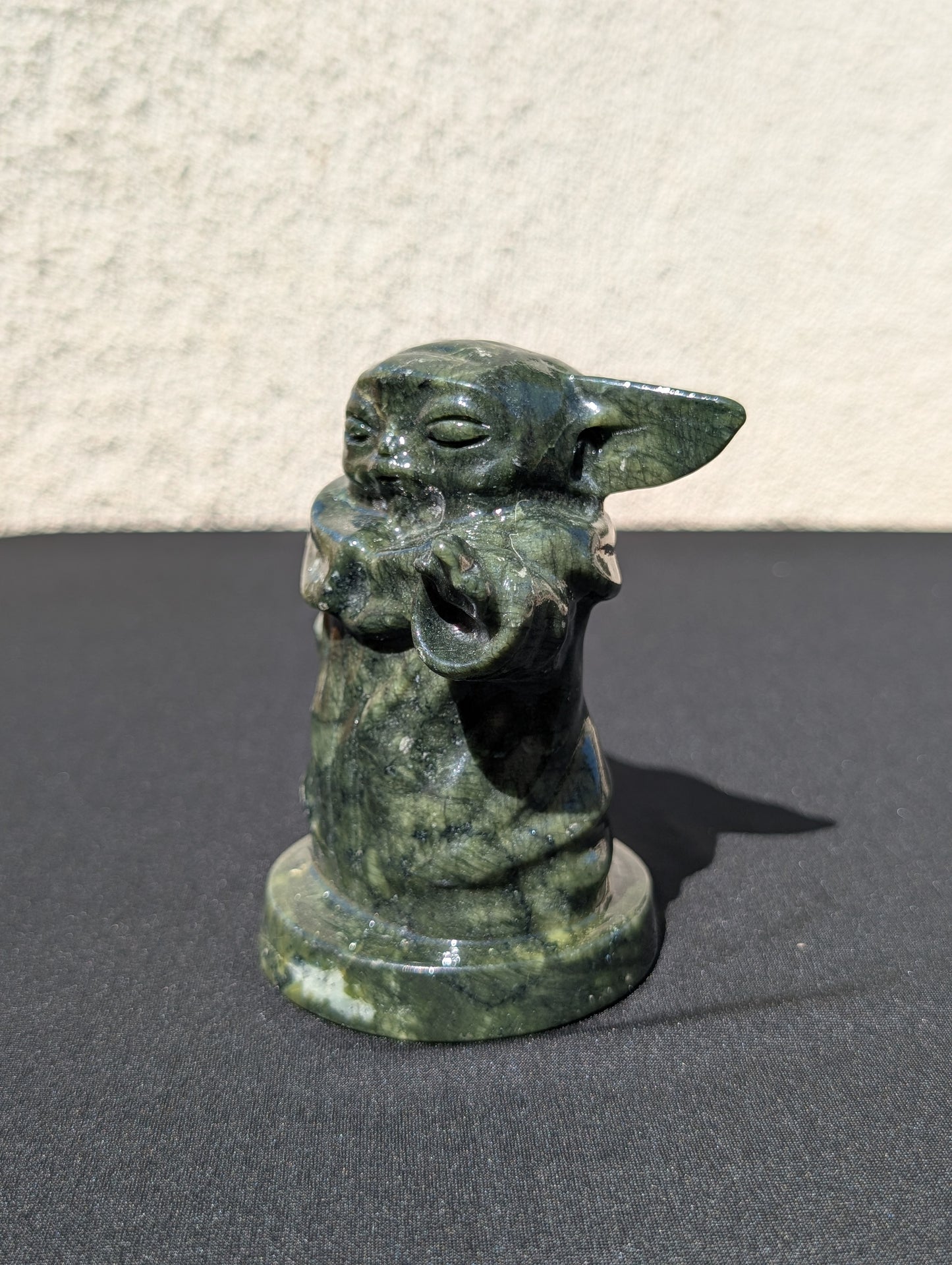 Grogu Jade Carving – 4" | 1.3 lbs