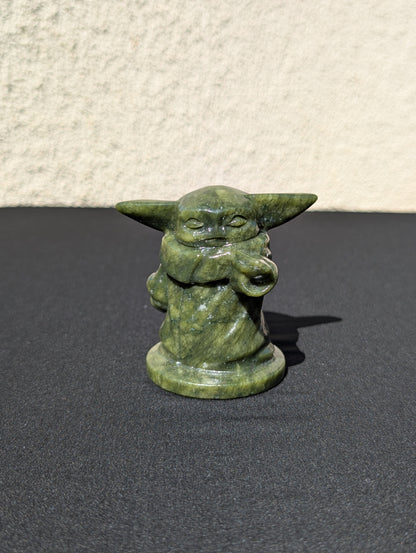 Grogu Jade Carving – 3" | 0.6 lbs