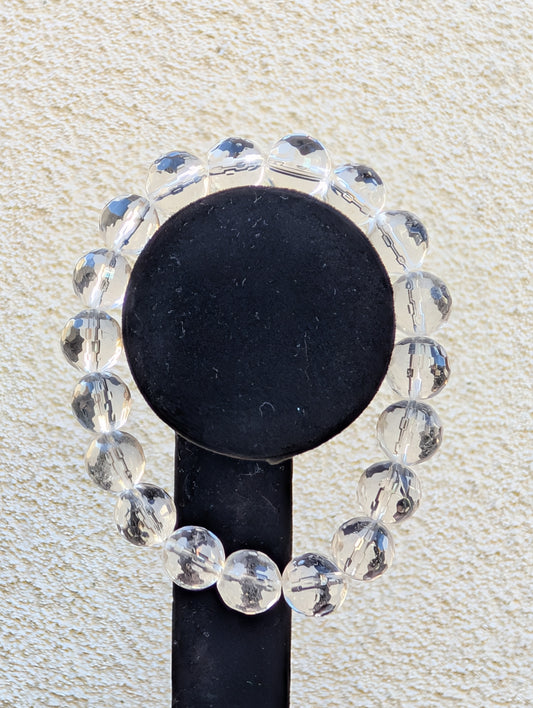 Himalayan Clear Quartz Bracelet – Amplification • Clarity • Alignment