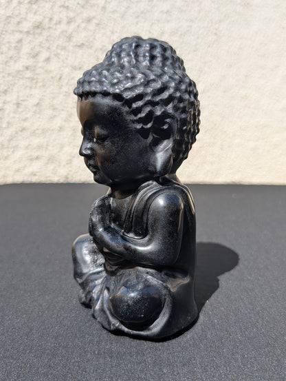 Obsidian Buddha Carving – 6" | 2 lbs