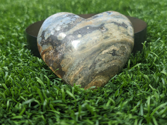 Ocean Jasper Heart