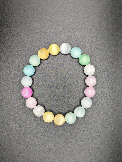 Rainbow Selenite Bracelet