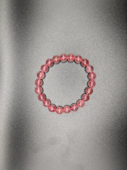 Red Strawberry Quartz Bracelet