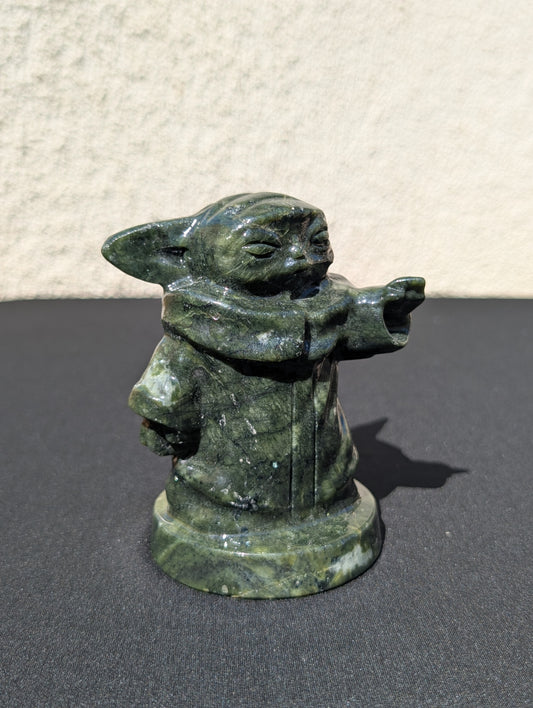Grogu Jade Carving – 4" | 1.3 lbs