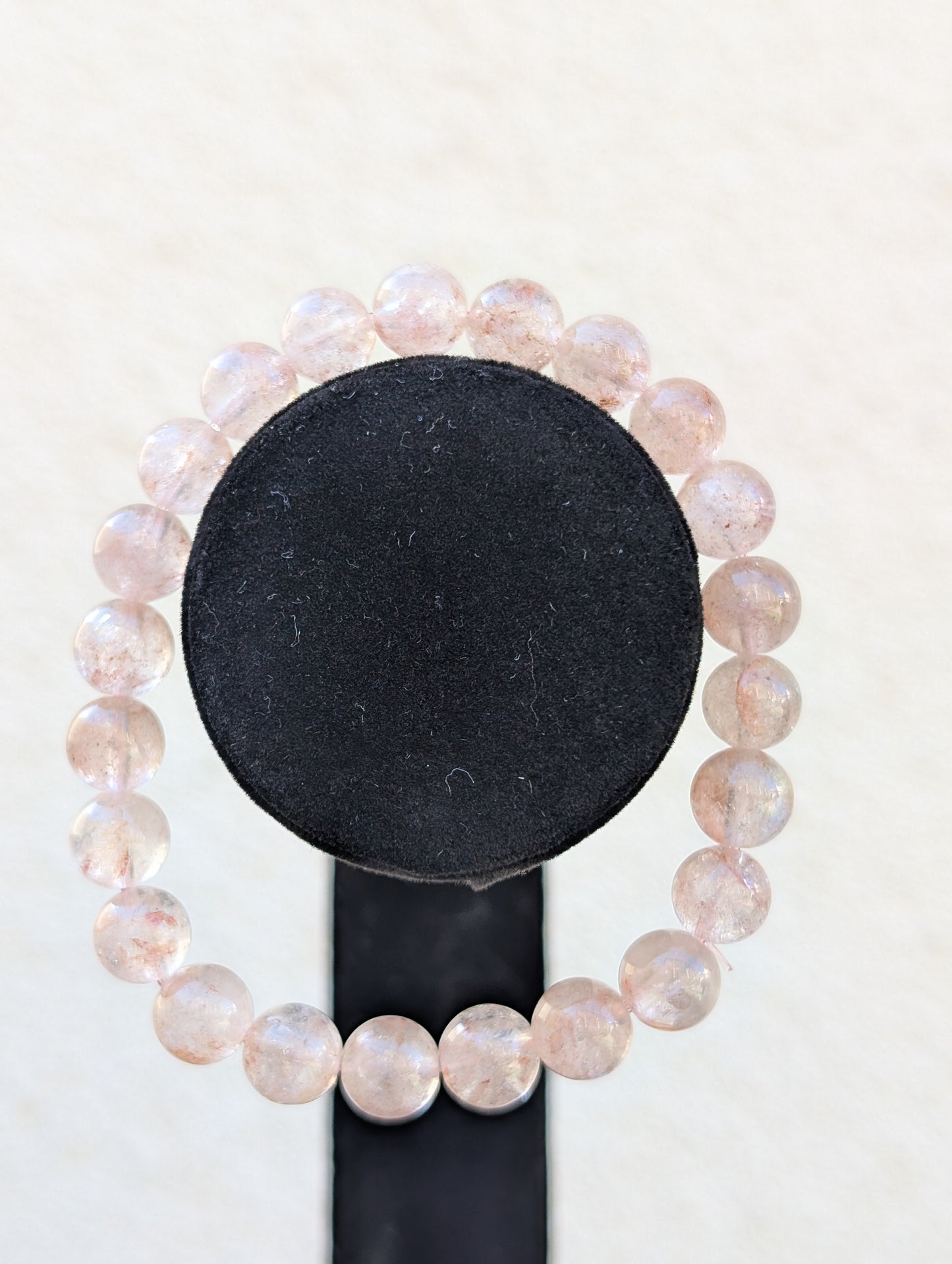 Pink Lemurian Quartz Bracelet – Divine Feminine • Heart Healing • Soul Alignment