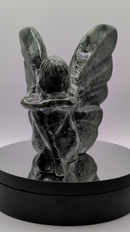 Jade Fairy Carving – 5"