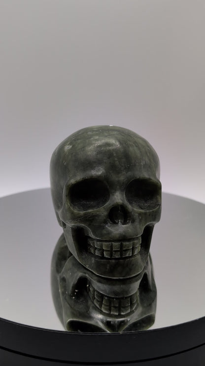 Jade Skull Carving – 2"