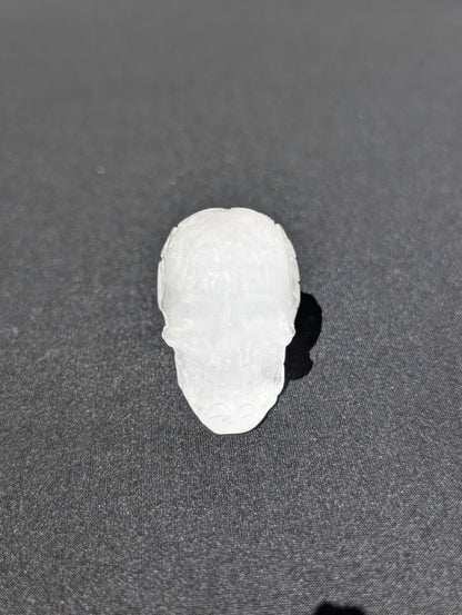 Clear Quartz Skull Carving – 1.5" | 0.3 lbs