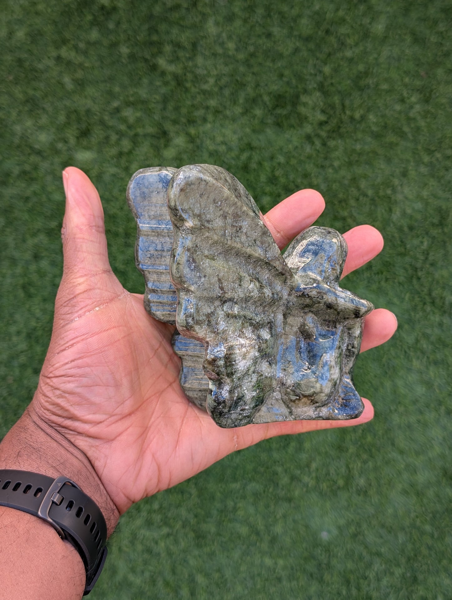 Jade Fairy Carving – 5"