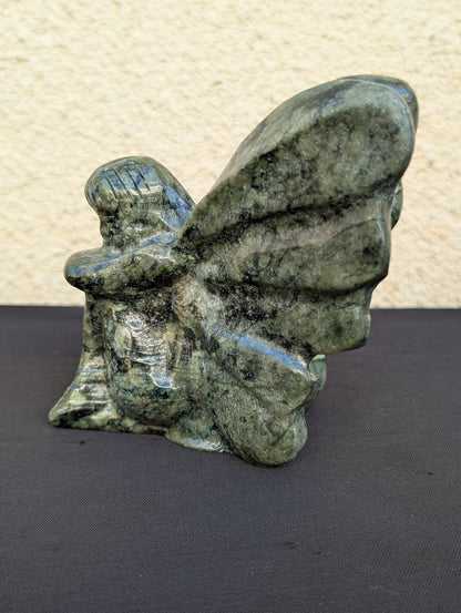 Jade Fairy Carving – 5"